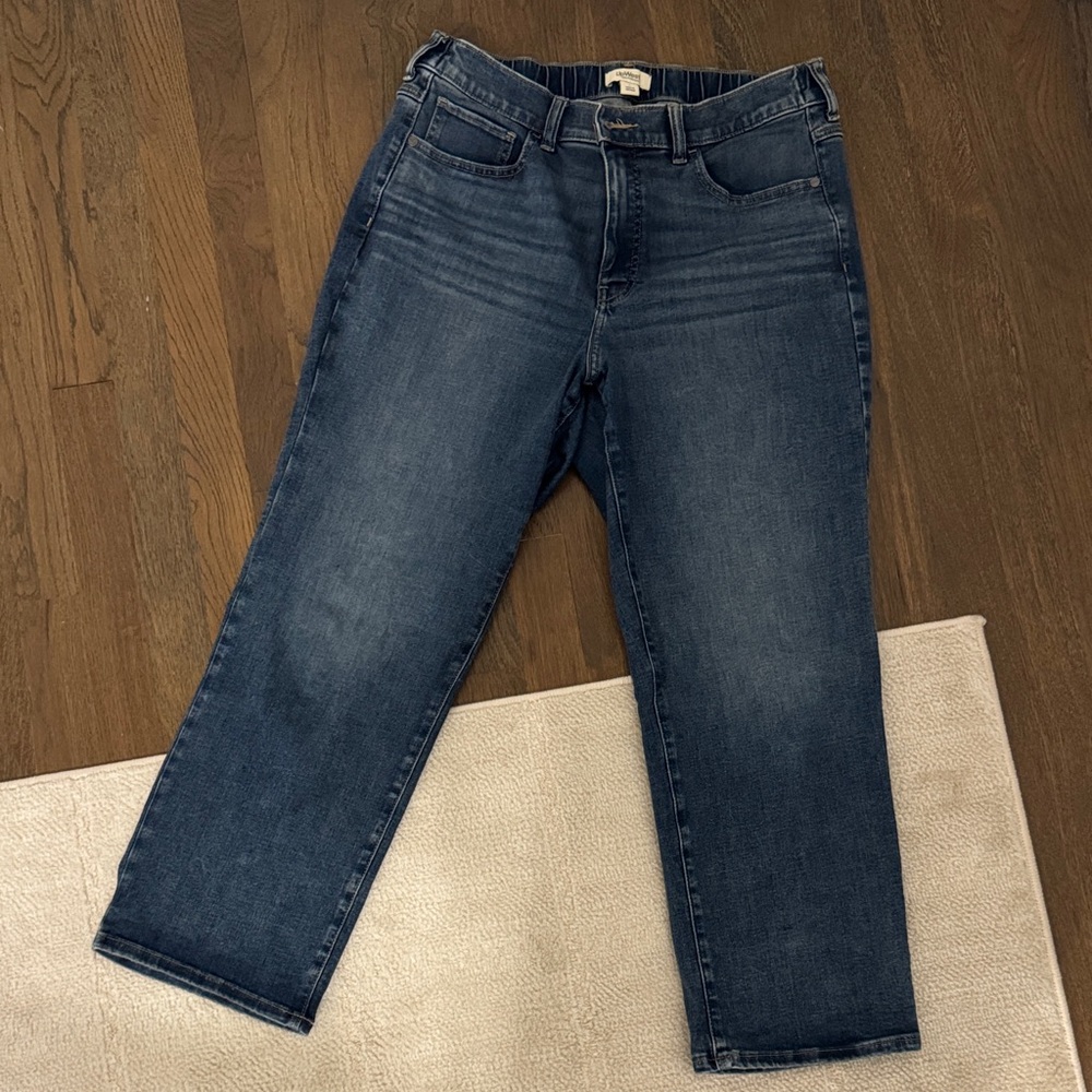 UpWest Cropped Blue Denim Jeans
